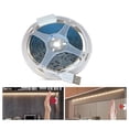 thumbnail image 4 of ZZkhGO Motion Sensor LED Light Strip, USB Under Cabinet Closet Lighting, Adhesive Puck Lights for Wardrobe Stairs Pantry, 4 of 7