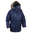 thumbnail image 4 of Rothco N-3B Snorkel Parka - Navy Blue, Large, 4 of 4