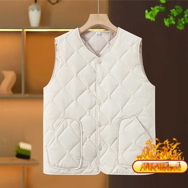 Women's Thin Solid Sleeveless V-Neck Zipper Pocket Vest for Bottoming - Lightweight and Comfortable for Daily Wear