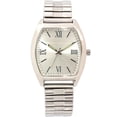 thumbnail image 1 of Montre George à argent bracelet extensible pour hommes, 1 of 2