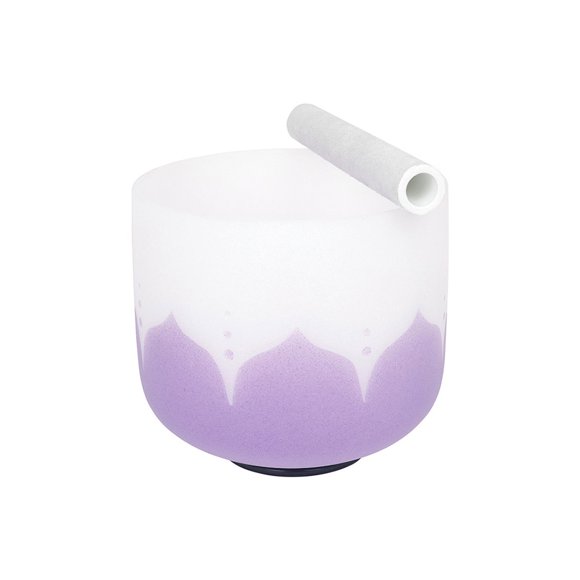 Xingzhi Ensemble de Bols Chantants et Percussions 8 Pouces Exquis Apprentissage Équipement Musical Fournitures d'Instruments Divertissement Durable Violet