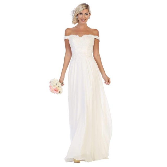 Off Shoulder Bridesmaids Dress