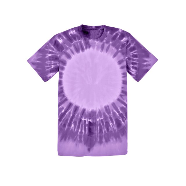 Gravity Threads Mens Window Tie-Dye T-Shirt - Purple - Medium