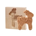 thumbnail image 3 of Moulds for DIY Baking Craft Embossing Wooden Cookie Set Decorative Tools for Christmas Thanksgiving Kitchen, 3 of 3