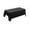 Black, variant on yulier Disposable Plastic Tablecloth, 54 Inch x 72 Inch Solid Color Table Cloth, Rectangle Table Cover, Decorative Tablecloth for Party Picnic Wedding Event, Black