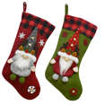 thumbnail image 1 of Bas de Noël Lot de 2, Gnomes 3D Père Noël Bas de Noël Cheminée Bas Suspendus, 1 of 5