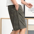 thumbnail image 4 of LSLJS Short de Plage Décontracté à Imprimé Spécial pour Hommes, 4 of 6