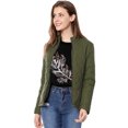 thumbnail image 3 of INSPIRE CHIC Veste Matelassée Légère à Col Montant à Fermeture Éclair pour Femme, 3 of 7