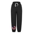 thumbnail image 4 of VEKDONE Womens Linen Long Pants Black XL, 4 of 6