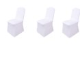 thumbnail image 1 of Birdeem Banquet Hotel Chair Cover Home Elastic Chair Cover Bleached White Multi Pc, 1 of 12