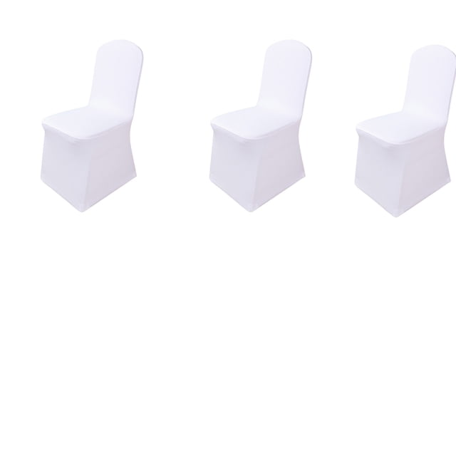Birdeem Banquet Hotel Chair Cover Home Elastic Chair Cover Bleached White Multi Pc