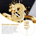 thumbnail image 2 of serony Birthday Cake Digital 0-9 Candle Party Celebration Cupcake Cakes Decorations Topper Home Craft Accessories Gift Number 5, 2 of 7