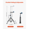 thumbnail image 4 of VEVOR Bike Repair Stand 66 lb Adjustable Bicycle Maintenance Rack with Tool Tray, 4 of 9