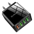 thumbnail image 1 of Chargeur Mural Rapide à 4 Ports 45W USB Cube PD QC3.0 Adaptateur Design Compact pour Plusieurs Appareils, 1 of 7