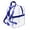 blue, variant on Dvkptbk knapsack knapsack Transparent Backpack Transparent Mini Backpack Suitable for Students' Bags