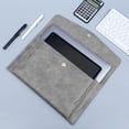 thumbnail image 1 of Dvkptbk Sac pour Documents Sac de Rangement Imperméable Grande Capacité Sac pour Documents à Double Couche Housse de Protection en Cuir pour Ordinateur Portable, 1 of 6