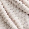 thumbnail image 4 of BHG Textured Velvet Plush Throw Papyrus Beige, 4 of 4