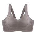 thumbnail image 1 of Bras For Women Full Coverage No Underwire Plus Size Bras Wirefree Comfort Breathable Everyday Bras, 1 of 4