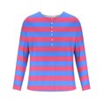 thumbnail image 4 of RXIRUCGD T-Shirt à Manches Longues pour Hommes, Col Rond, Imprimé, Entraînement Physique, Violet, Taille : 5TG, 4 of 4