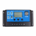 thumbnail image 3 of LCD 12/24V 10/20/30A Régulateur de Charge Solaire Charge Solaire Intelligente Minuterie PWM USB, 3 of 9