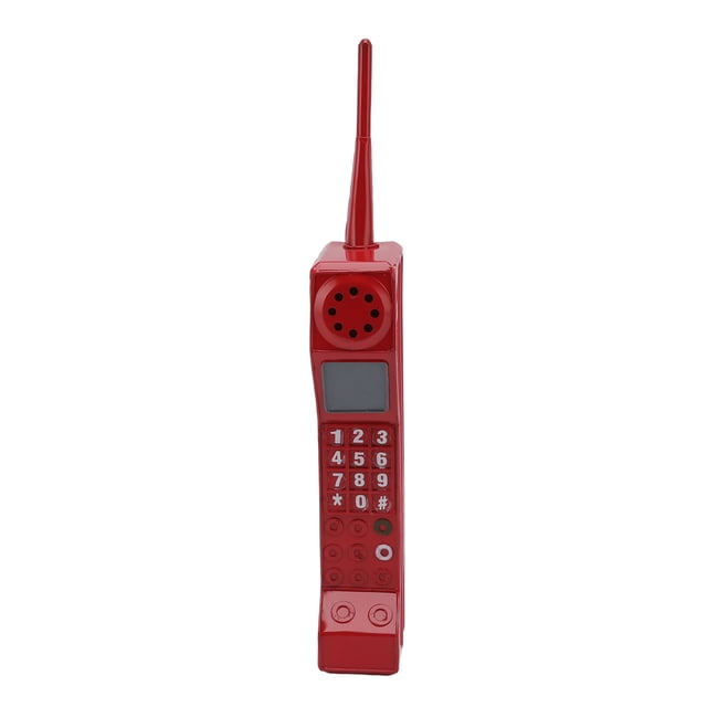 Spptty Old Fashioned Brick Mobile Phone Model, Iron Retro Brick Cell Phone Ornaments For Photographic Prop