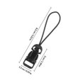 thumbnail image 2 of LRXIYODE 10Pack Black Abs Quick Release Qd Loop Connectors For Camera Strap 8.20X1.50X0.30Cm, 2 of 6