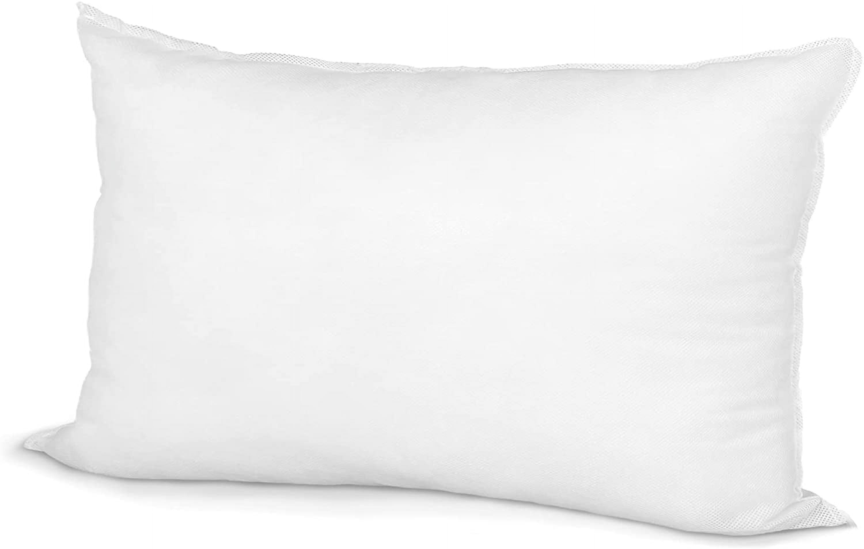 Hometex Canada Insert d'Oreiller 14 Pouces x 20 Pouces Housse Standard Remplie de Polyester
