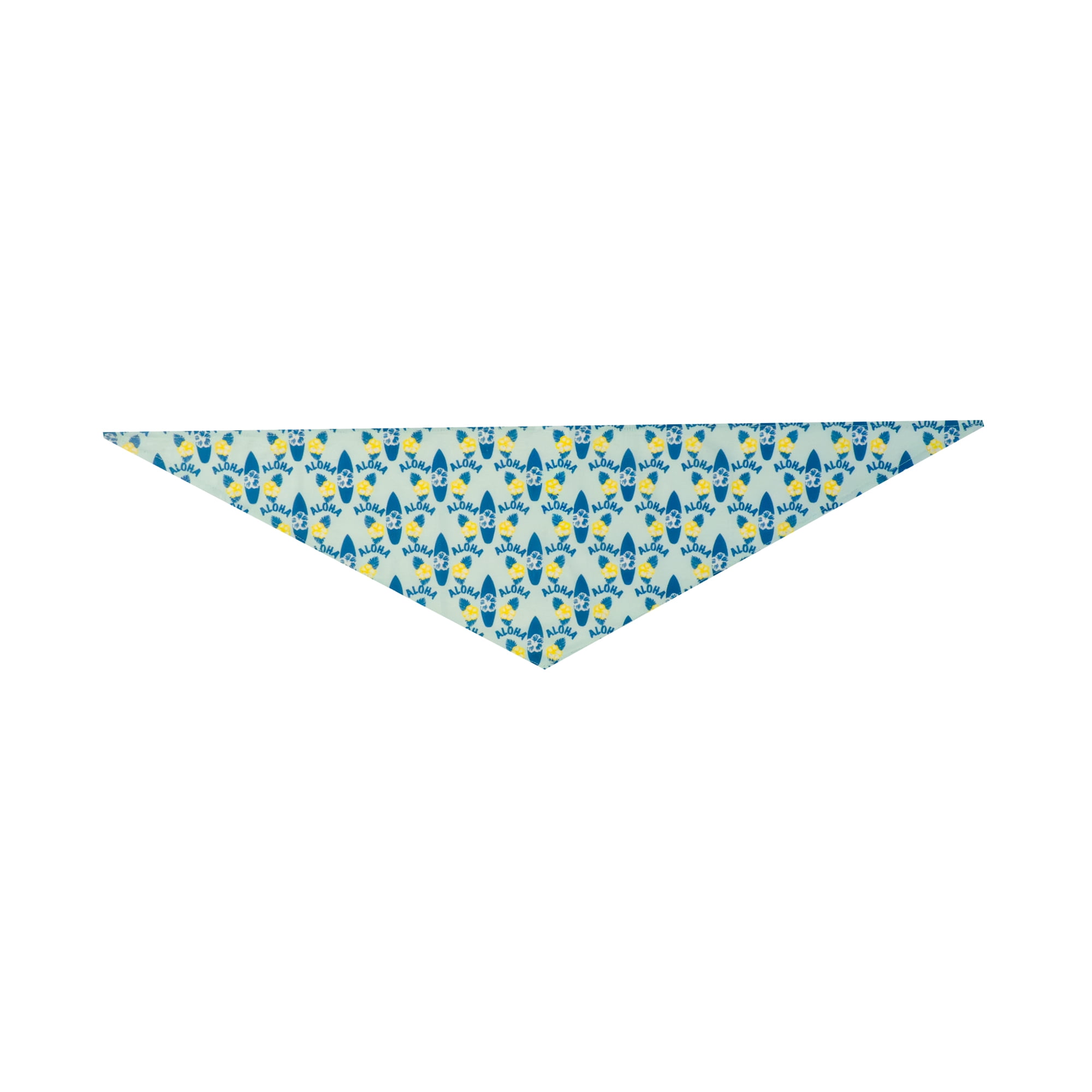 Bandana pour chien One Paw, imprimé Aloha Surf, léger, plusieurs tailles, bleu aqua, chiens