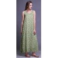 thumbnail image 2 of Bimba Nuisettes en Rayonne Imprimées pour Femmes Robe Sans Manches Tenue de Nuit Robe Maxi-2x, 2 of 5