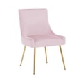 thumbnail image 1 of Plata Décor Import Inc Dining Velvet Chair Heye II Chair Pink, 1 of 4