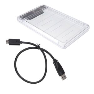 IFANLANDOR Portable Ssd Internal Drives Usb Transparent External Drives 2.5 Inch Hard Drive Case Hard Drive Enclosure