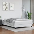thumbnail image 1 of vidaXL Bed Frame White 137x190 cm Full Faux Leather, 1 of 5