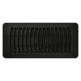 thumbnail image 1 of Imperial 4" x 10" Black Plastic Floor Register, Louvered, 1-pk, 1 of 7