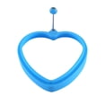thumbnail image 1 of Agiferg Silicone Heart-shaped Rings Pancake Mold With Handles Nonstick Frying, 1 of 5