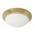 thumbnail image 1 of Good Earth Lighting Adiamo 14-inch Direct Wire Flush Mount Light, Brass, 1 of 4