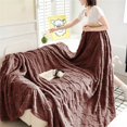 thumbnail image 4 of Double Soccer Grid Blanket Tower Velvet & Velvet Thickened For Warmth, 4 of 9