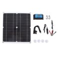 thumbnail image 2 of Solar Panel Kit, Monocrystalline 20W 12V Solar Panel IP65 Waterproof 20W 12V  For Outdoor, 2 of 8