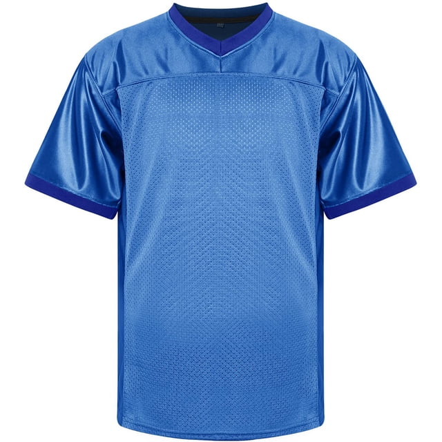 Men T Shirts Sports Hop Party Football Baseball Blue Graphic Fall Tees size XL