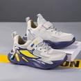 thumbnail image 2 of MIASHUI Chaussures de Course pour Enfants Garçons Filles, Chaussures de Jogging Décontractées pour le Gym, Gris, 10-10,5 Ans, 2 of 9