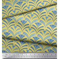 thumbnail image 3 of Soimoi Modal Satin Fabric Scales Geometric Printed Craft Fabric by the Yard 42 Inch Wide, 3 of 3