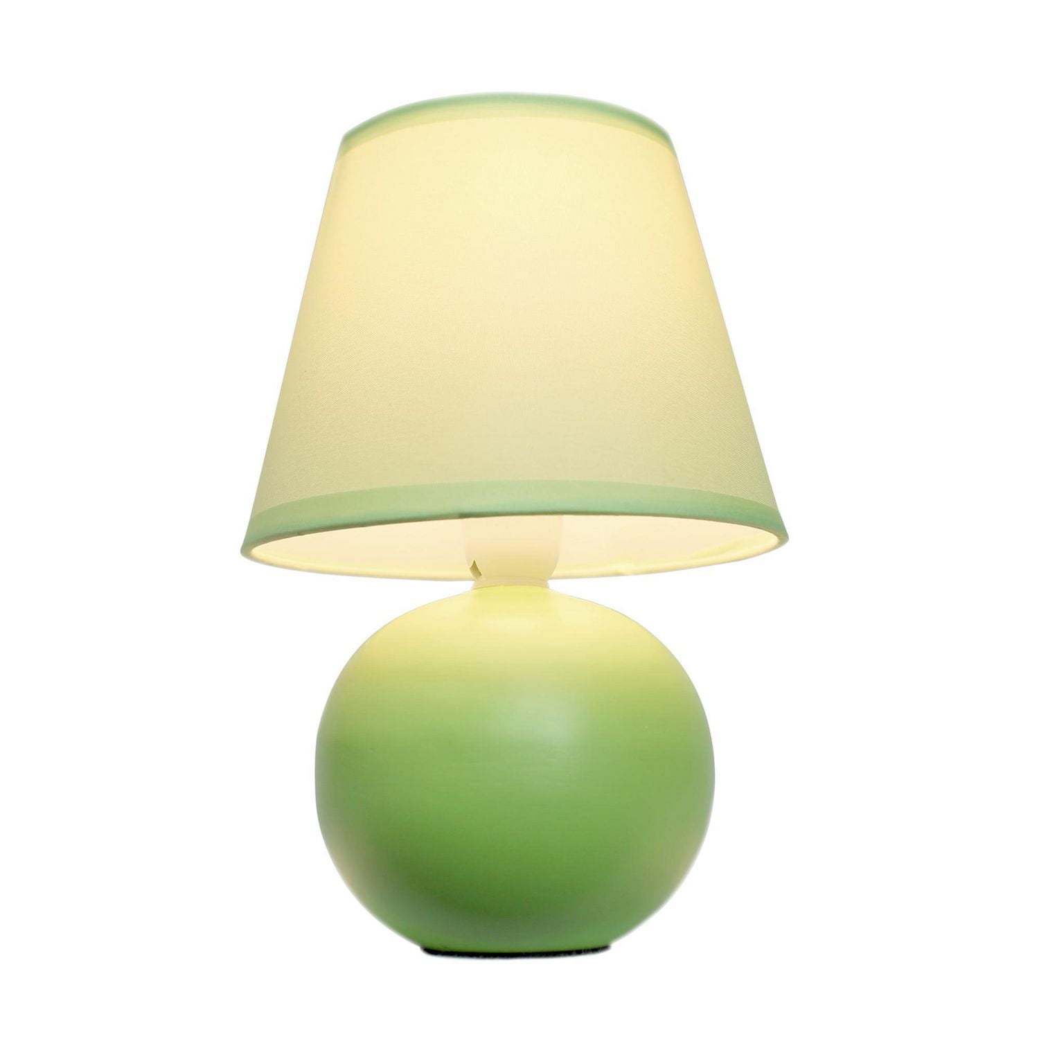 Simples Conceptions Mini lampe de table à globe en céramique