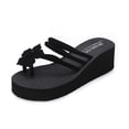 thumbnail image 3 of Leutsin Women's Summer Wedge Heel Platform Slippers Flip Flops Beach Shoes, 3 of 9