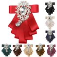 thumbnail image 4 of Yinanstore Formal Bow Tie for Men Dancing Wedding Party Dancing Ribbon Ribbon - Beige, 12 X 8.5cm, 4 of 8