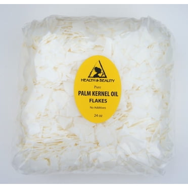 Flocons d'Huile de Noyau de Palmier pure Naturelle pour Savons Cosmétiques 24 oz