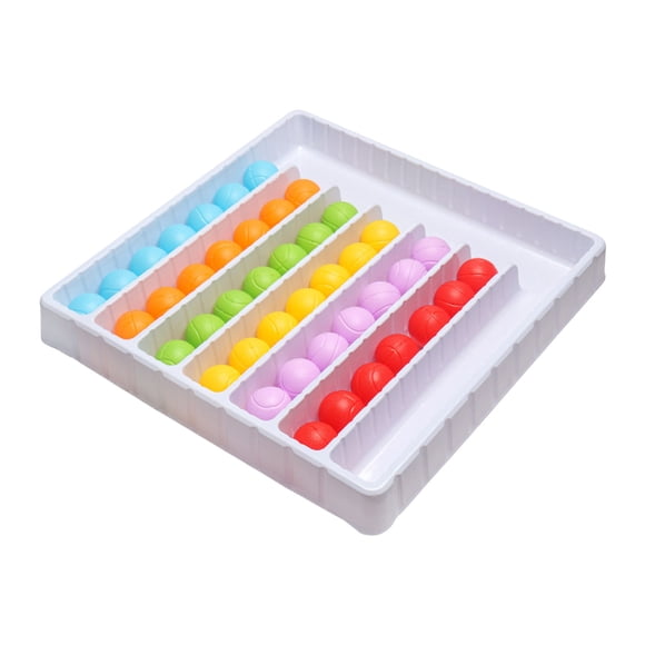 Hearth & Gear Color Sorting Game Board Game Portable Puzzle Rainbow Sensory Game For Ages 3+ Years Old Preschool Birthday Building for Kids 2-3 for Girls Age 5 Kids Makeup Table with Piano Game for