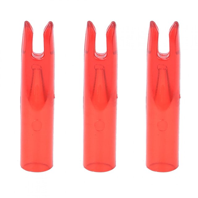 AMONIDA 50Pcs Portable Plastic Bow Nock Insert Tail Archery Accessory For 6mm Shaftment, Nock,Bow Nock