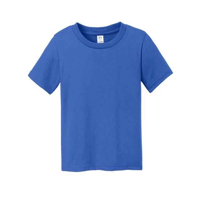 Gravity Threads Toddler Soft Cotton Short-Sleeve T-Shirt - Royal - 2T