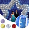 thumbnail image 2 of Gold Foil Curtain Fringe For Backdrop Party Back Drop Photo Booth Wedding Graduations Birthday Christmas Event, 2 of 4