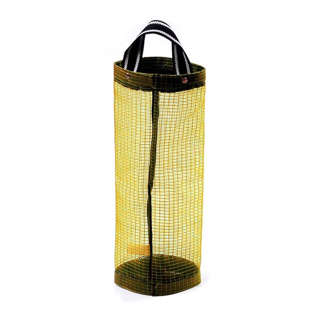 tredstone Plastic Bag Holder Dispenser Hanging Folding Mesh Garbage Bag Organizer Trash Pouch Holder Recycling Containers