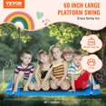 thumbnail image 2 of VEVOR Balançoire à Plateforme 60 Pouces Balançoire d'Arbre à Plateforme pour Enfants Capacité de Charge de 700 Lb, 2 of 9